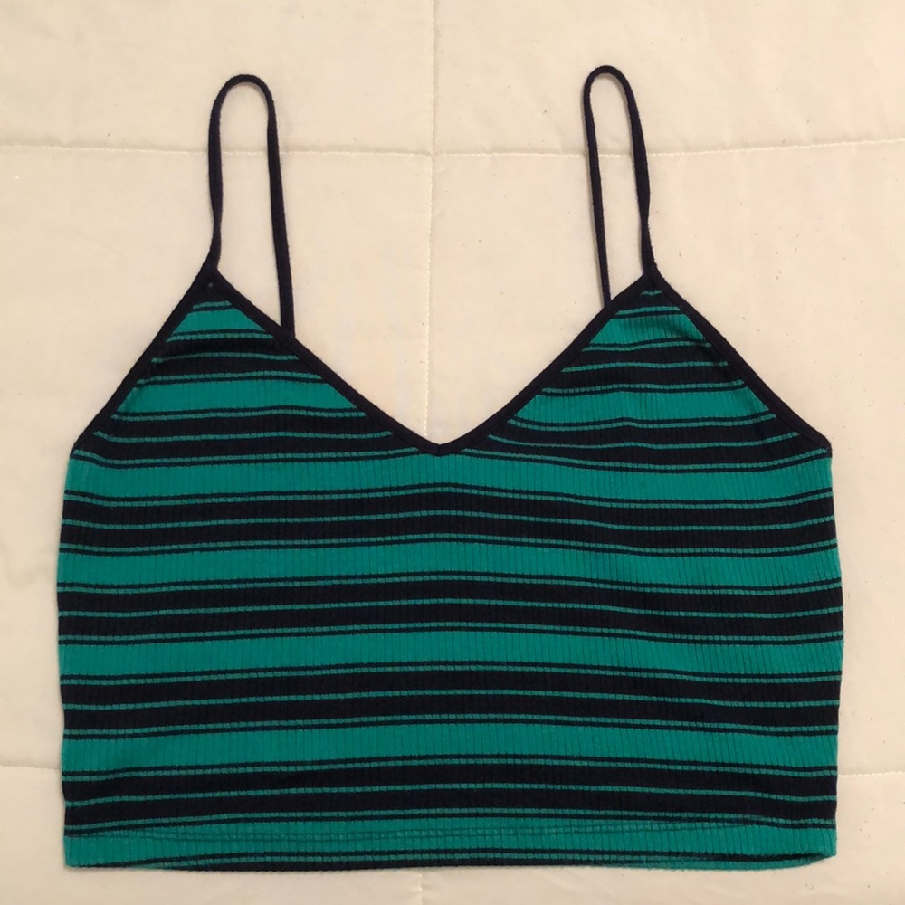 Forever 21 striped crop top